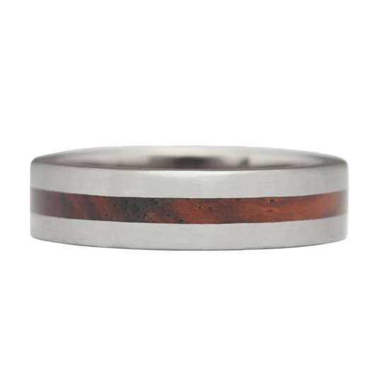 titanium and plum ring