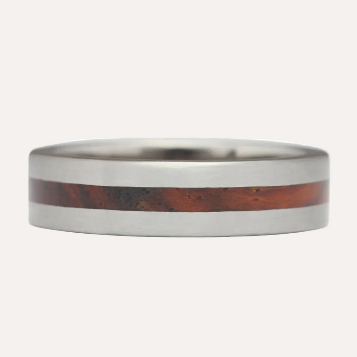 titanium and plum ring