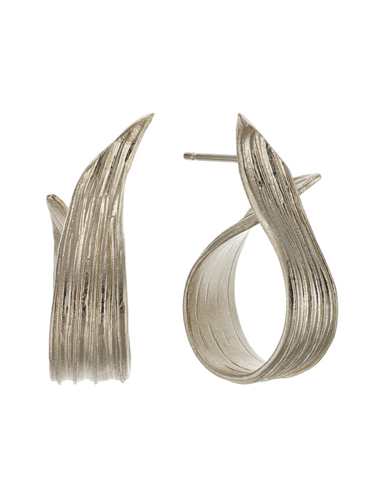 Plantain Leaf Wrap Earrings