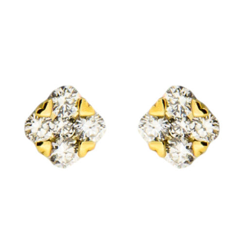diamond stud earrings