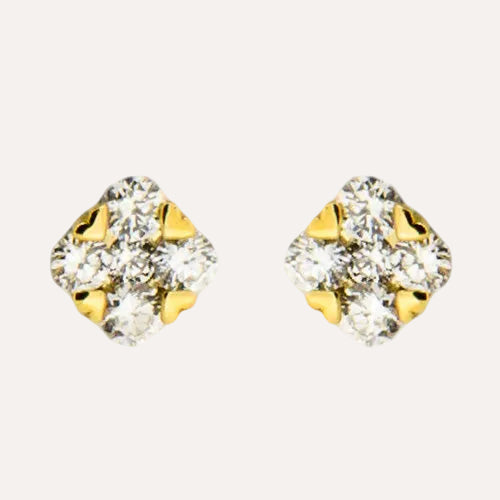 diamond stud earrings
