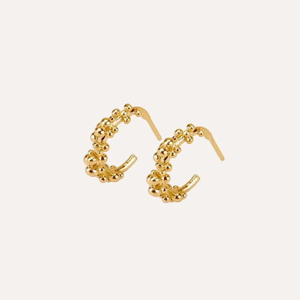 Petit Granule Hoops