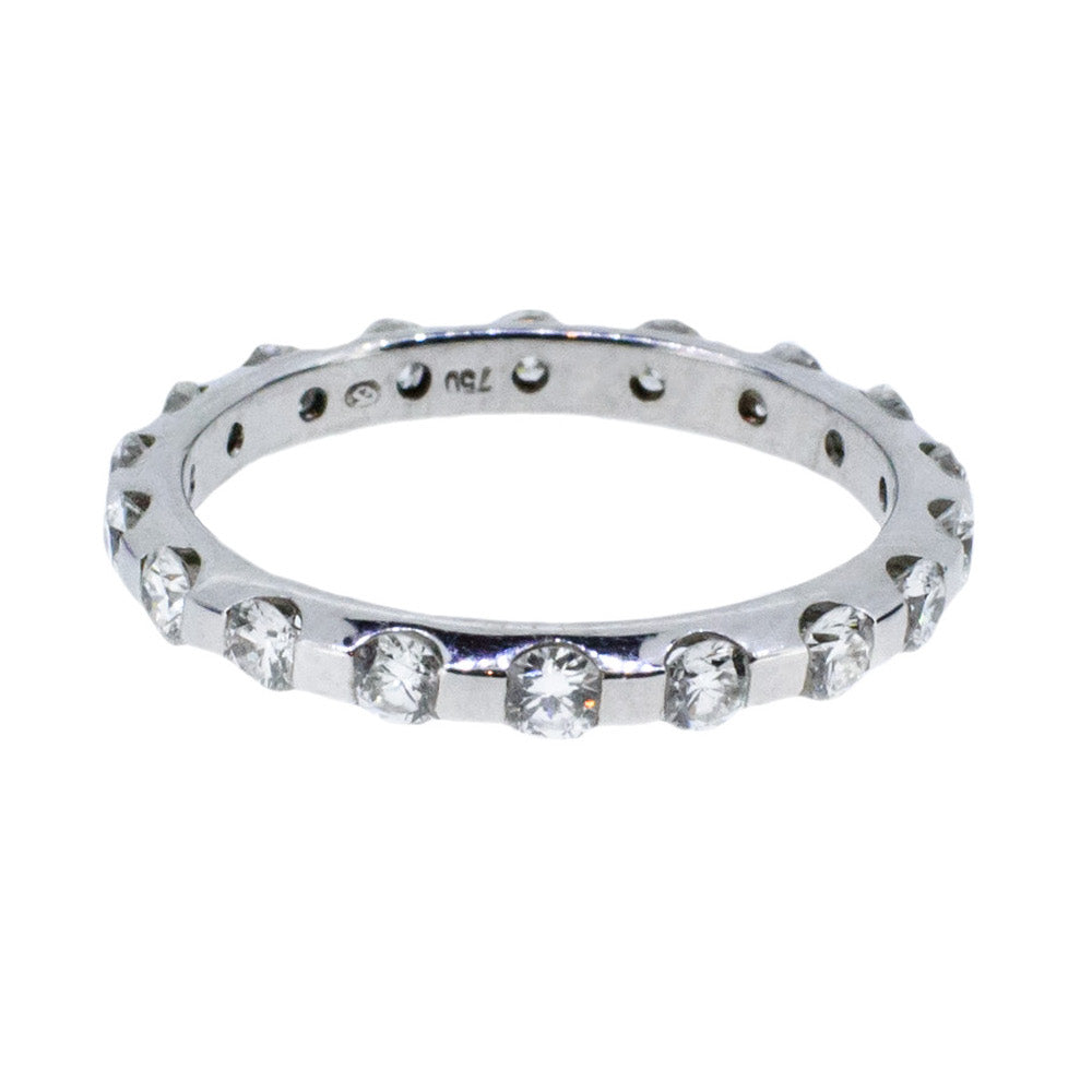 18ct White Gold Eternity Ring