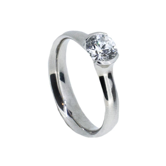 Platinum and Diamond Ring