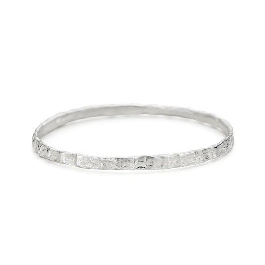 silver cockle bangle