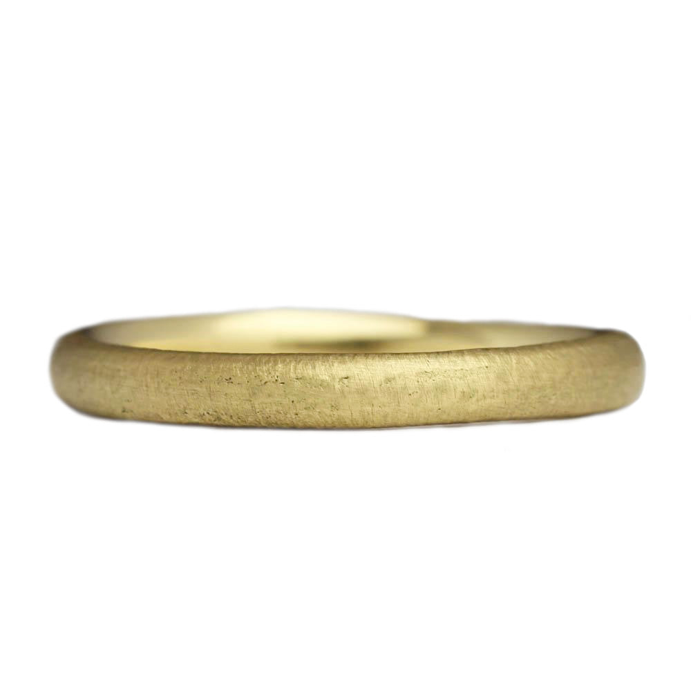 gold sandcast ring