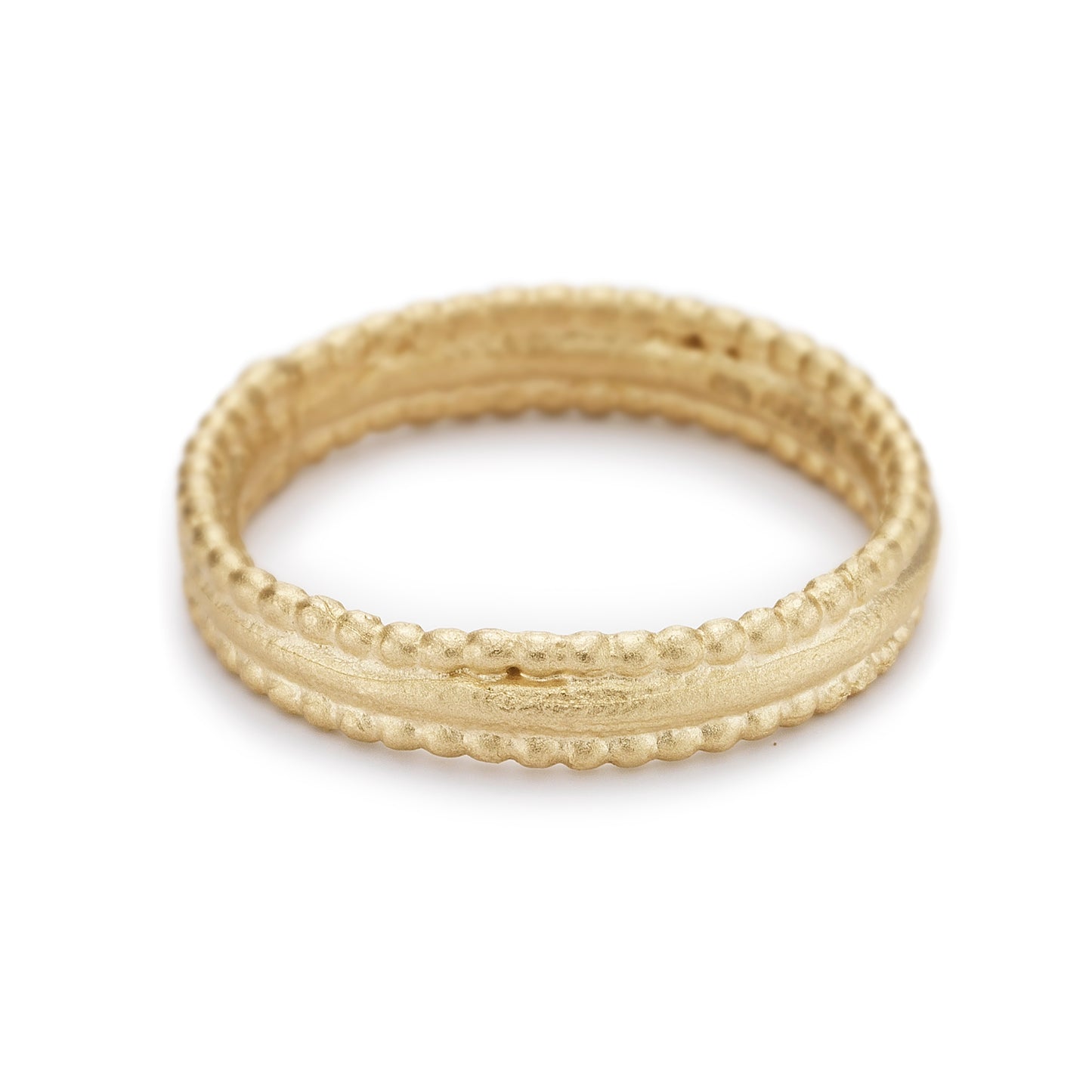 gold textured wedding ring
