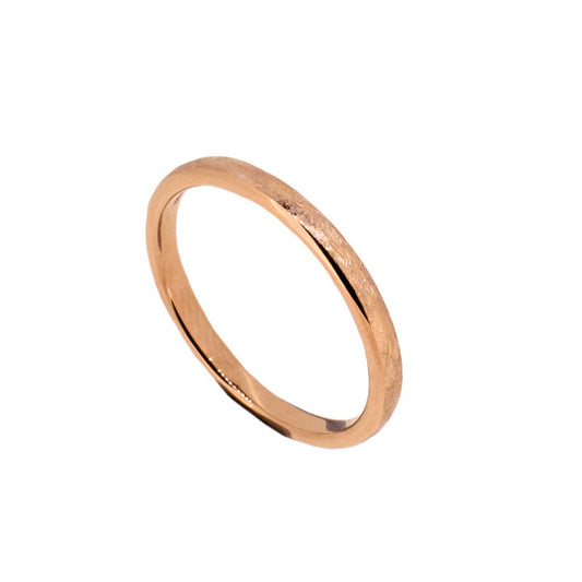 rose gold wedding band