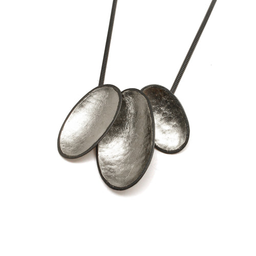 Silver Oval Necklace