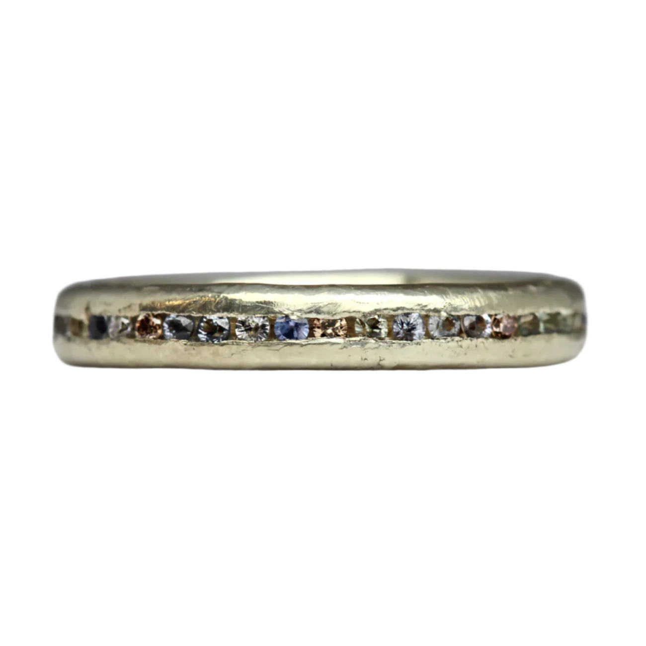 sandcast eternity ring