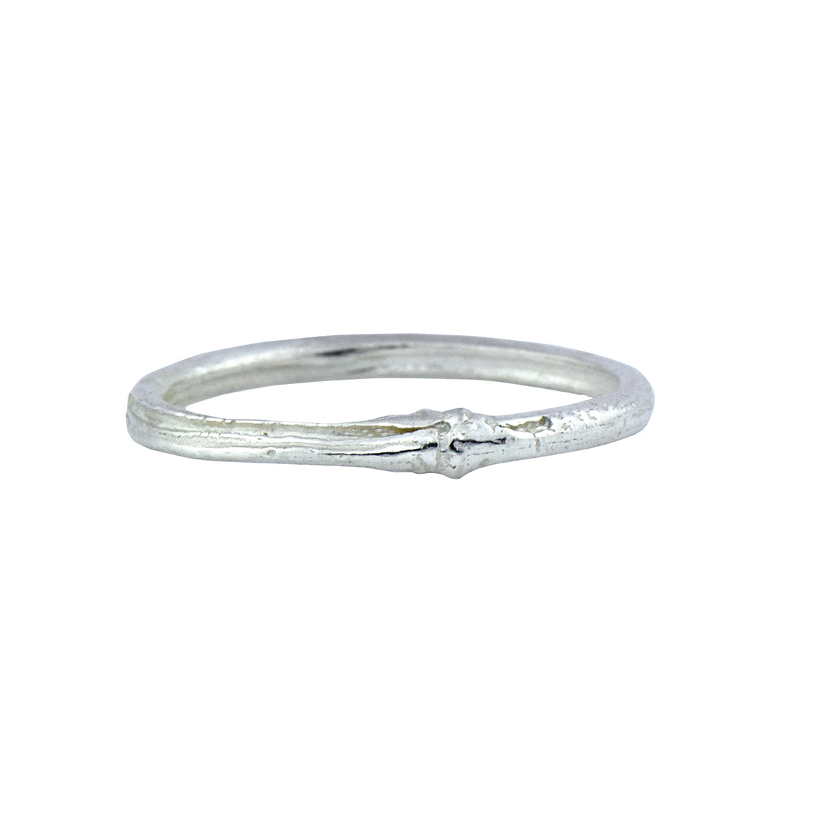silver bamboo ring