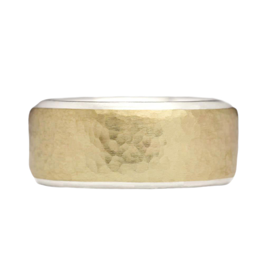 wide gold and silver band