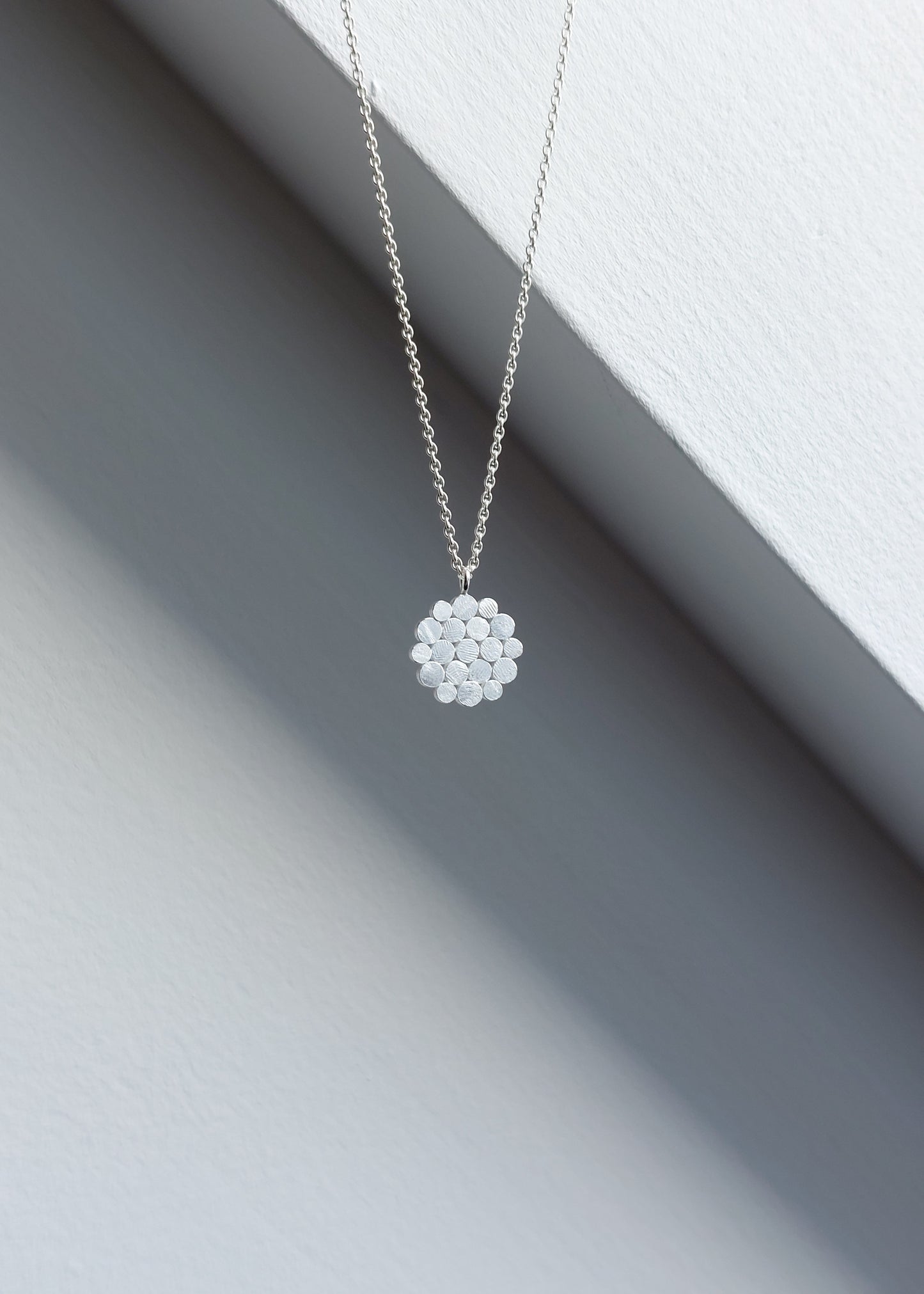 Millefleur Silver Pendant