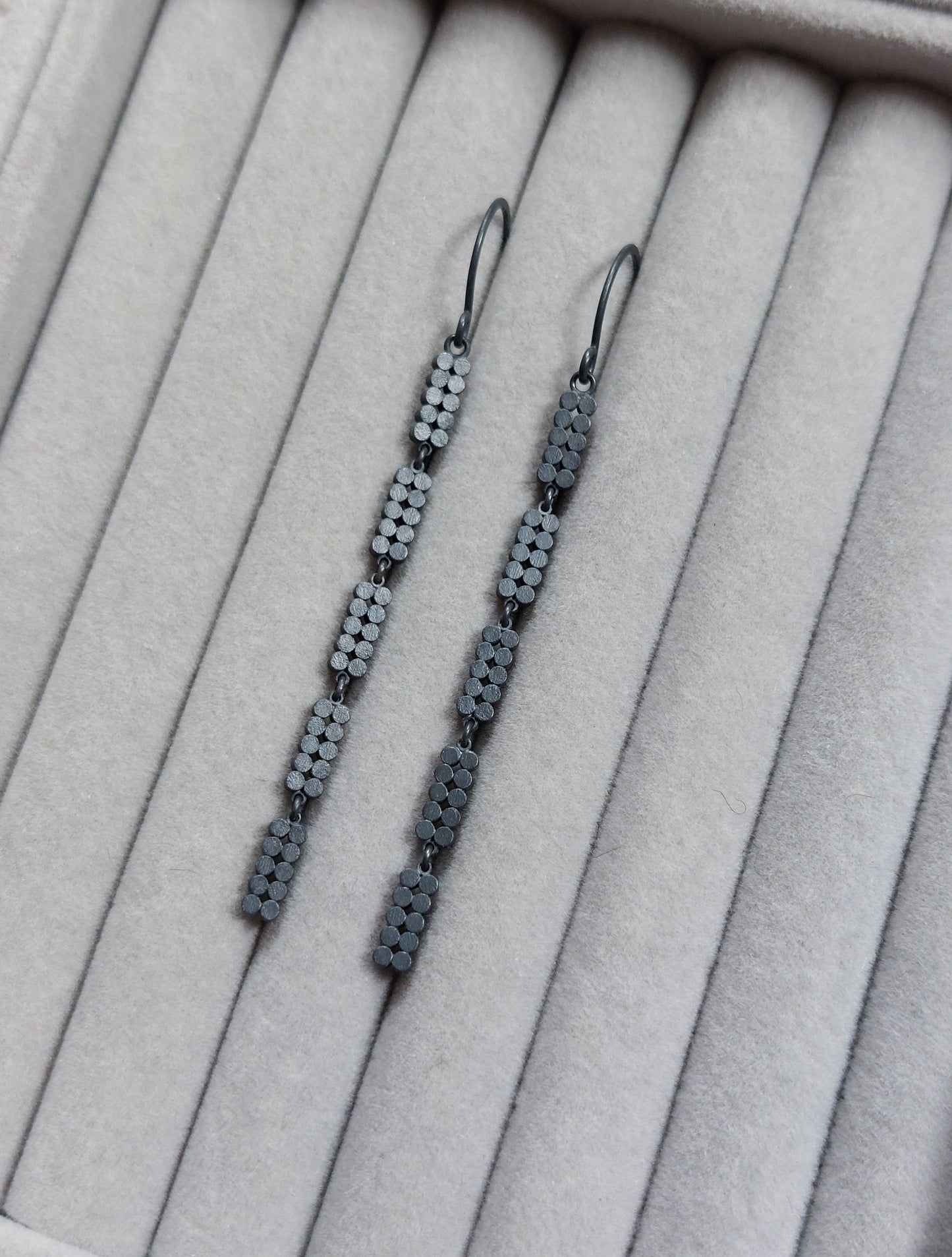 Quartet Long Drop Earrings