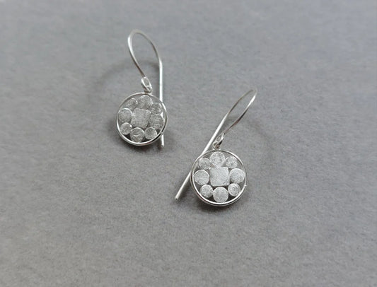 Harlequin Disc Earrings