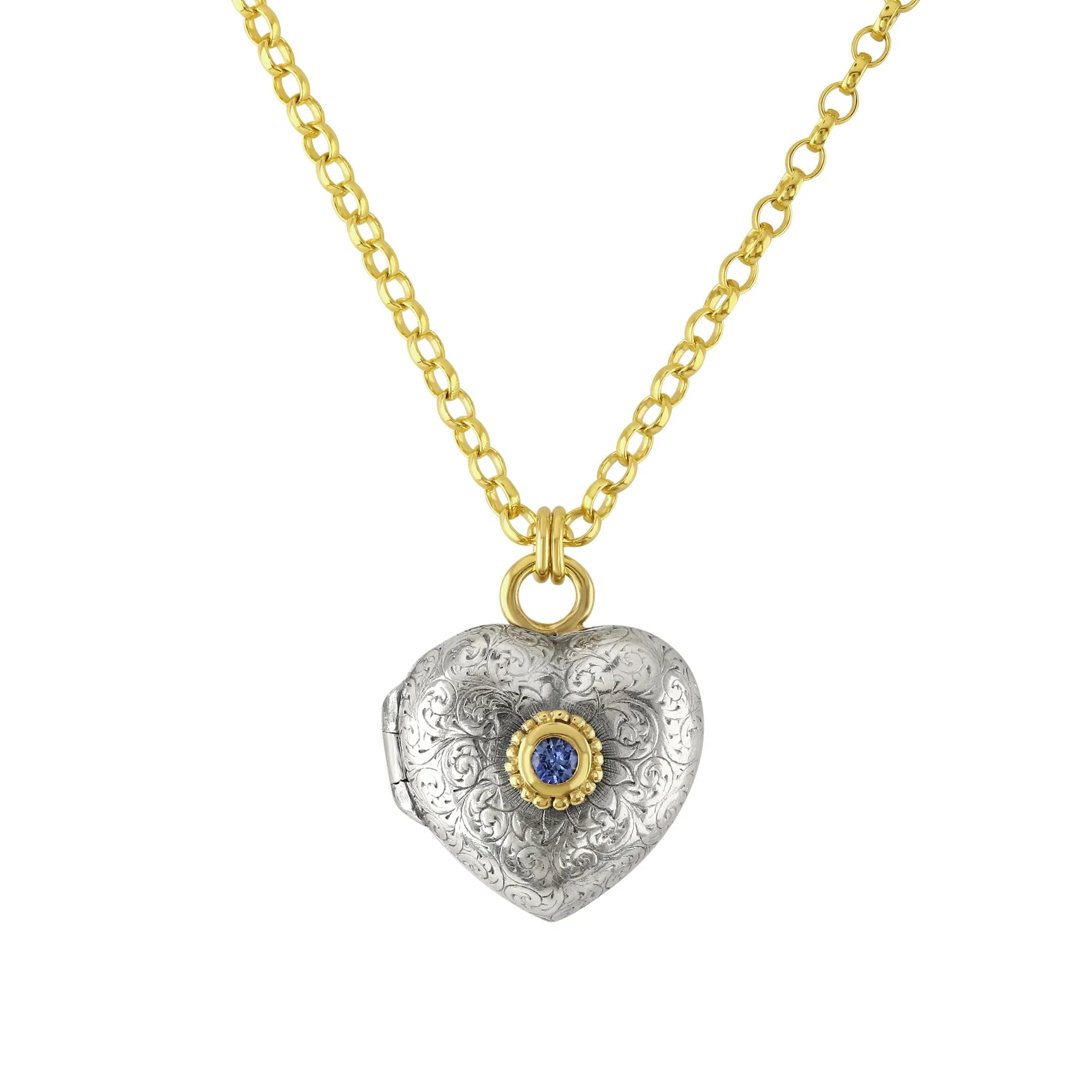 Sapphire Love Locket