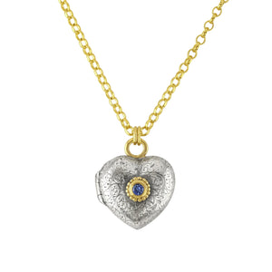 Sapphire Love Locket