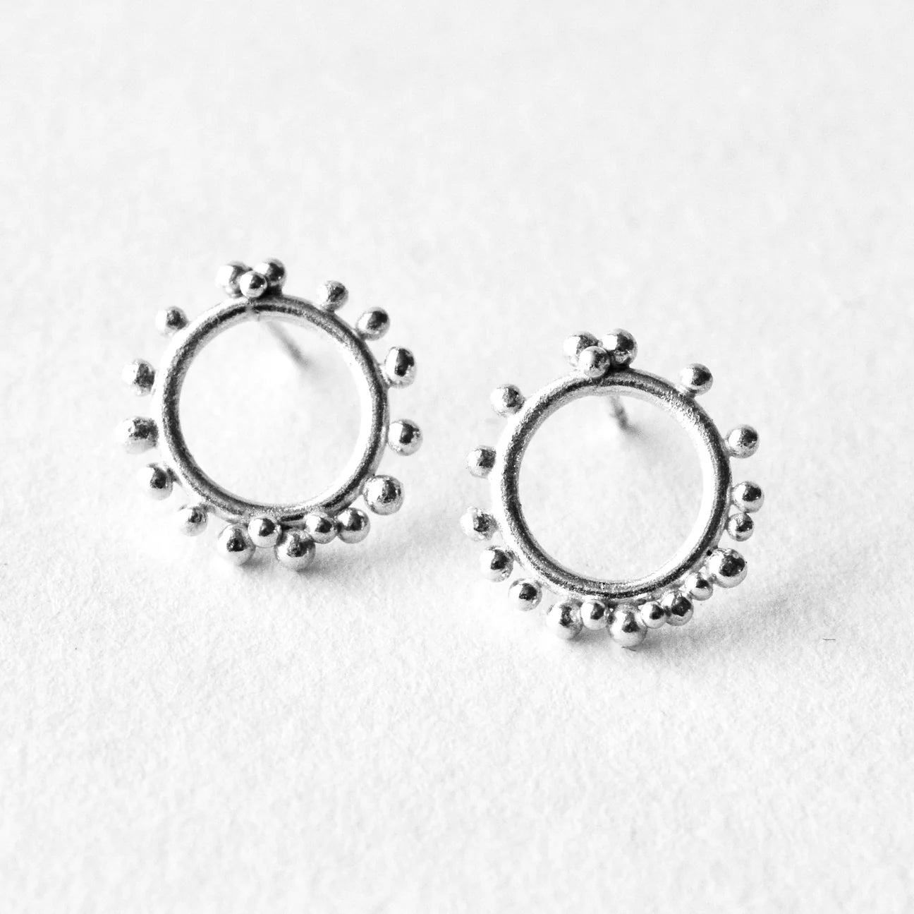 Silver Pollen Earrings