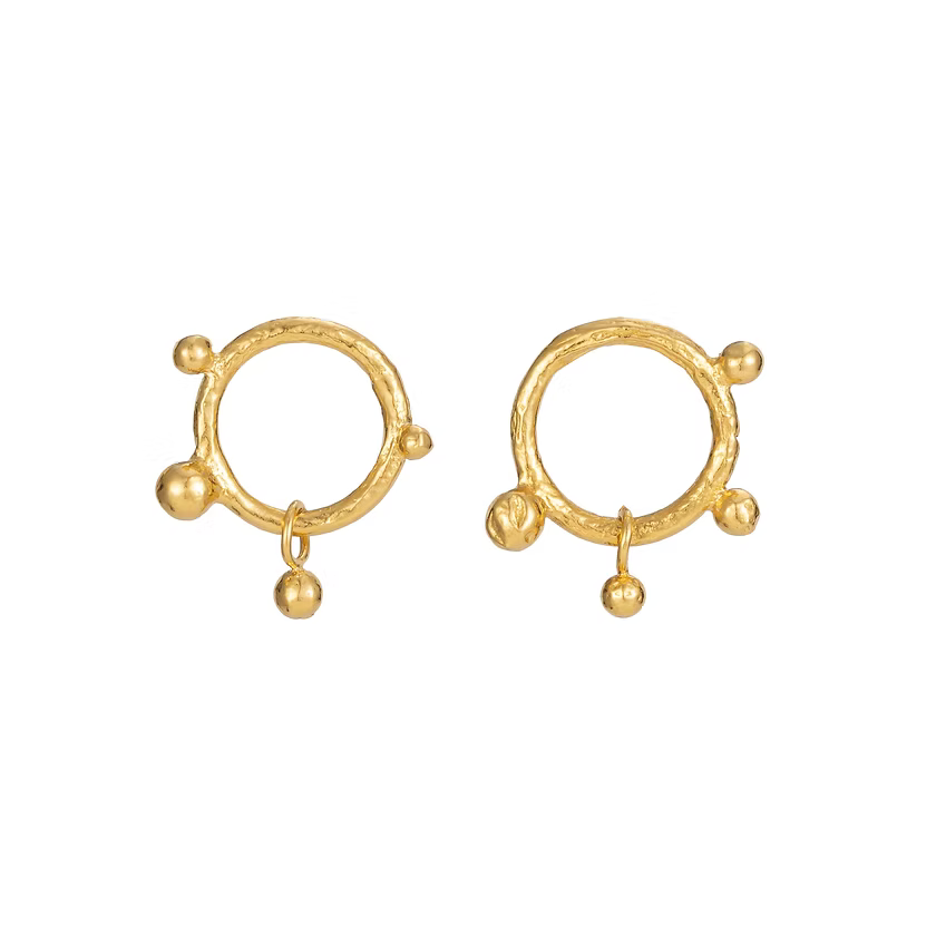 Bud Circle Studs