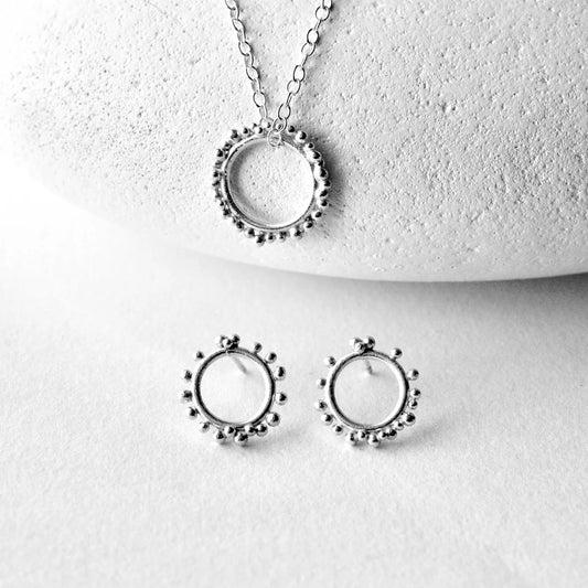 Silver Pollen Necklace