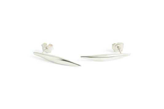 Silver Quill Studs Large