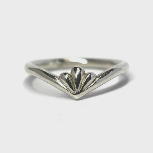 Ariel ring silver