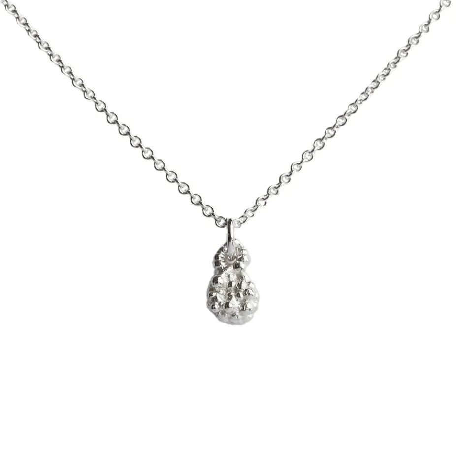 Lichen necklace silver