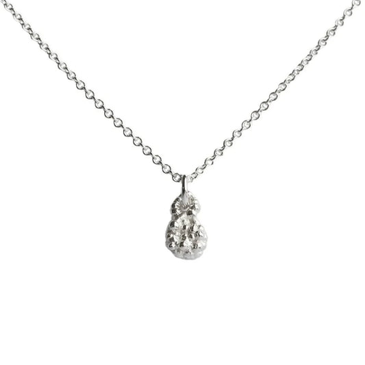Lichen necklace silver