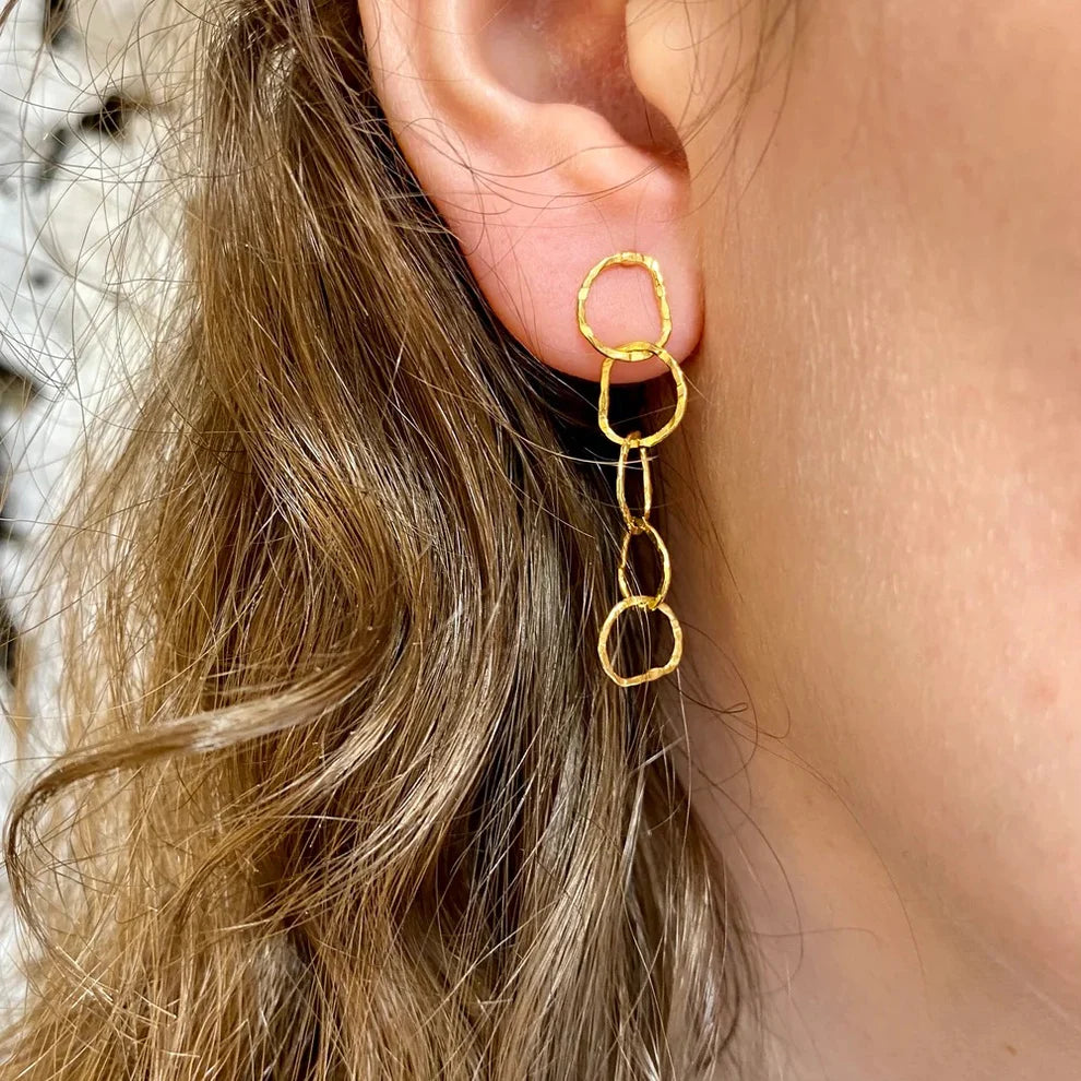 Afiok 5 Link Earrings