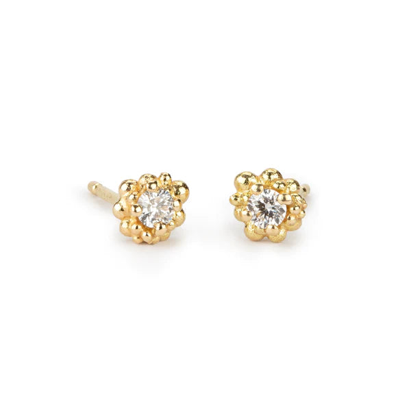 Cluster Diamond Earrings