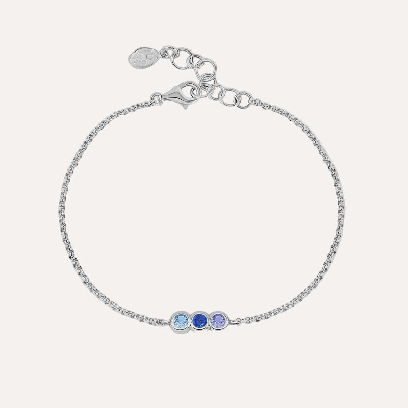 Blues' Tutti Frutti chain bracelet - Silver