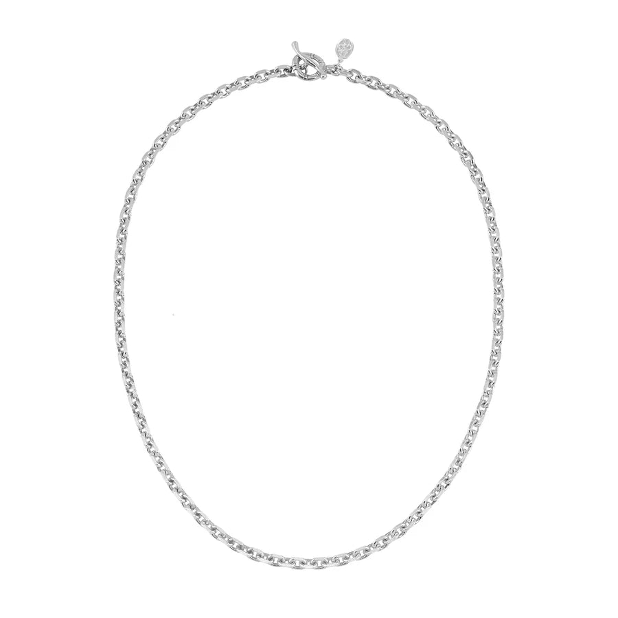 Silver Knife Edge Necklace