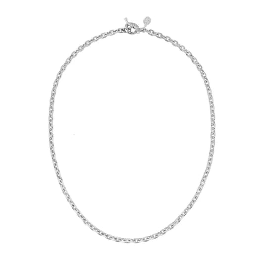 Silver Knife Edge Necklace