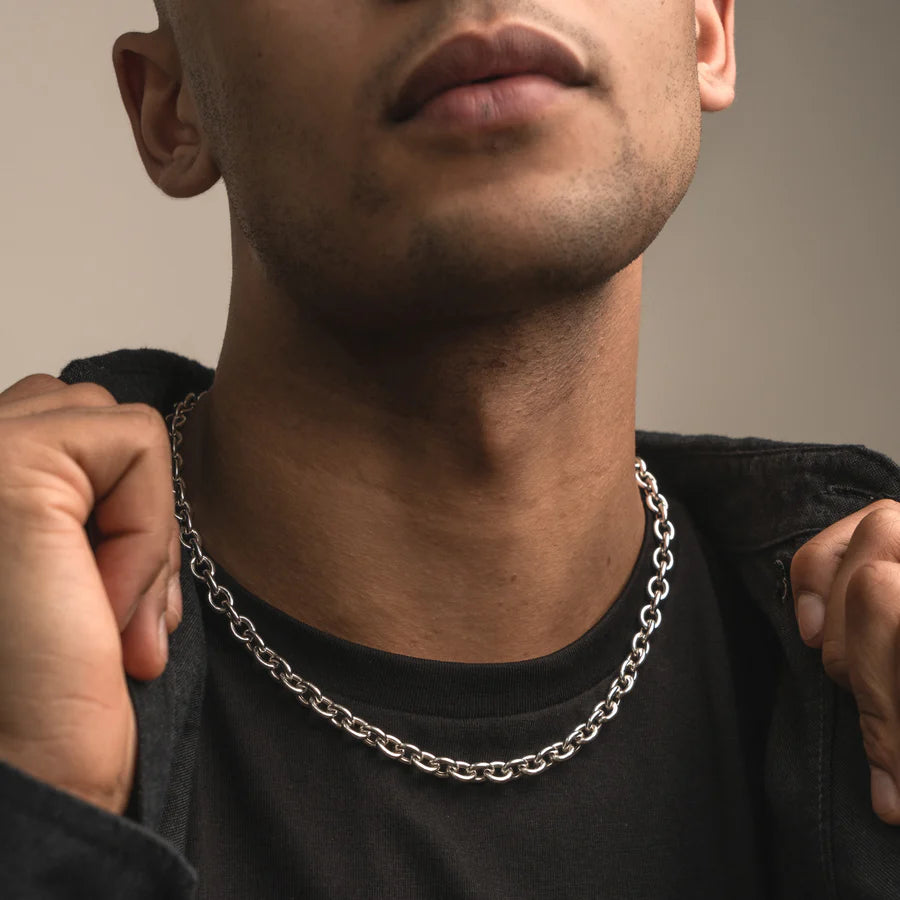 Oval Link Mens Chain