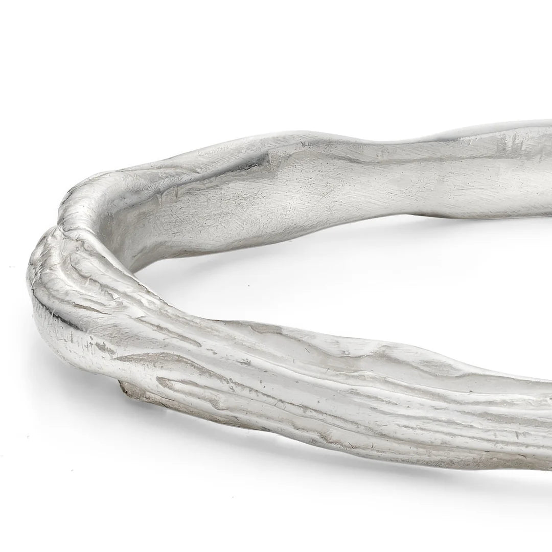 Silver Ripple Bangle