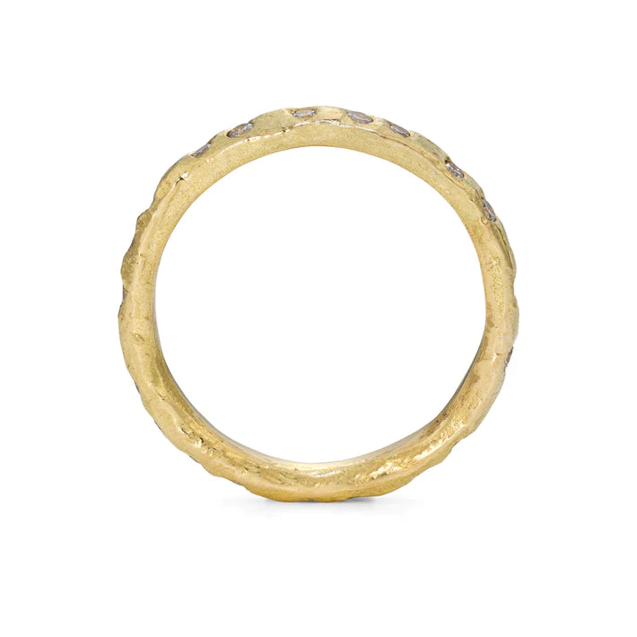 Crest Peppered Rock Ring