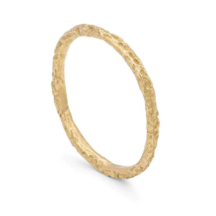 Skinny Gold Urchin Ring