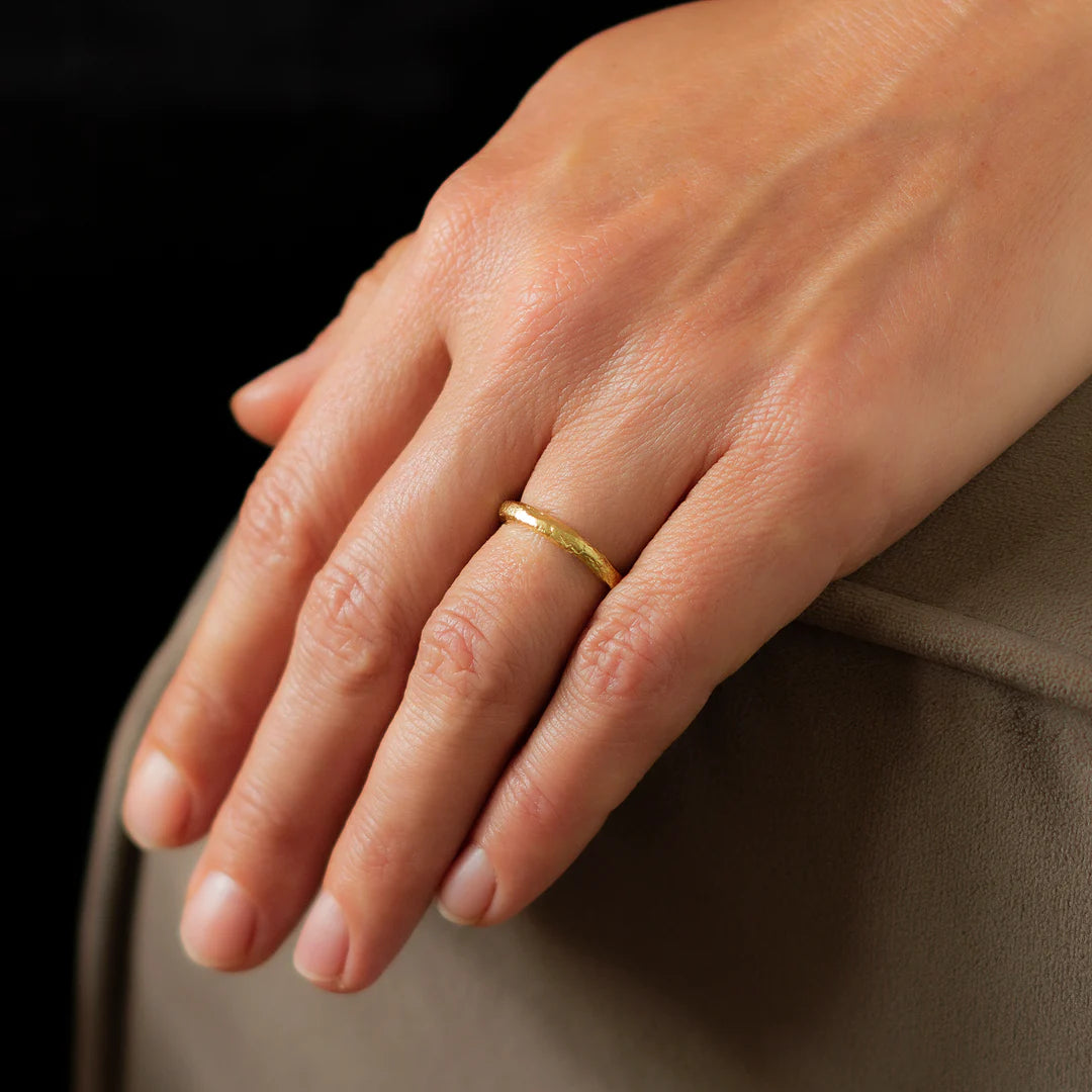 Yellow Gold Regular Rock Ring