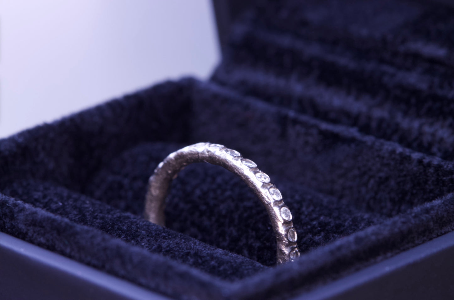 VAULT - Ruth Tomlinson beaded diamond eternity band 18ct white gold