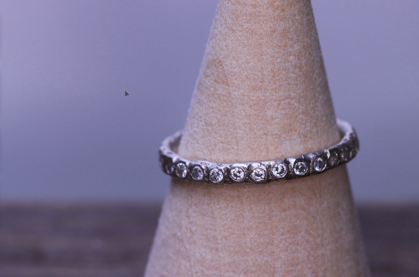 VAULT - Ruth Tomlinson beaded diamond eternity band 18ct white gold