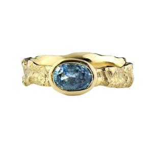 Sapphire and Gold Ring