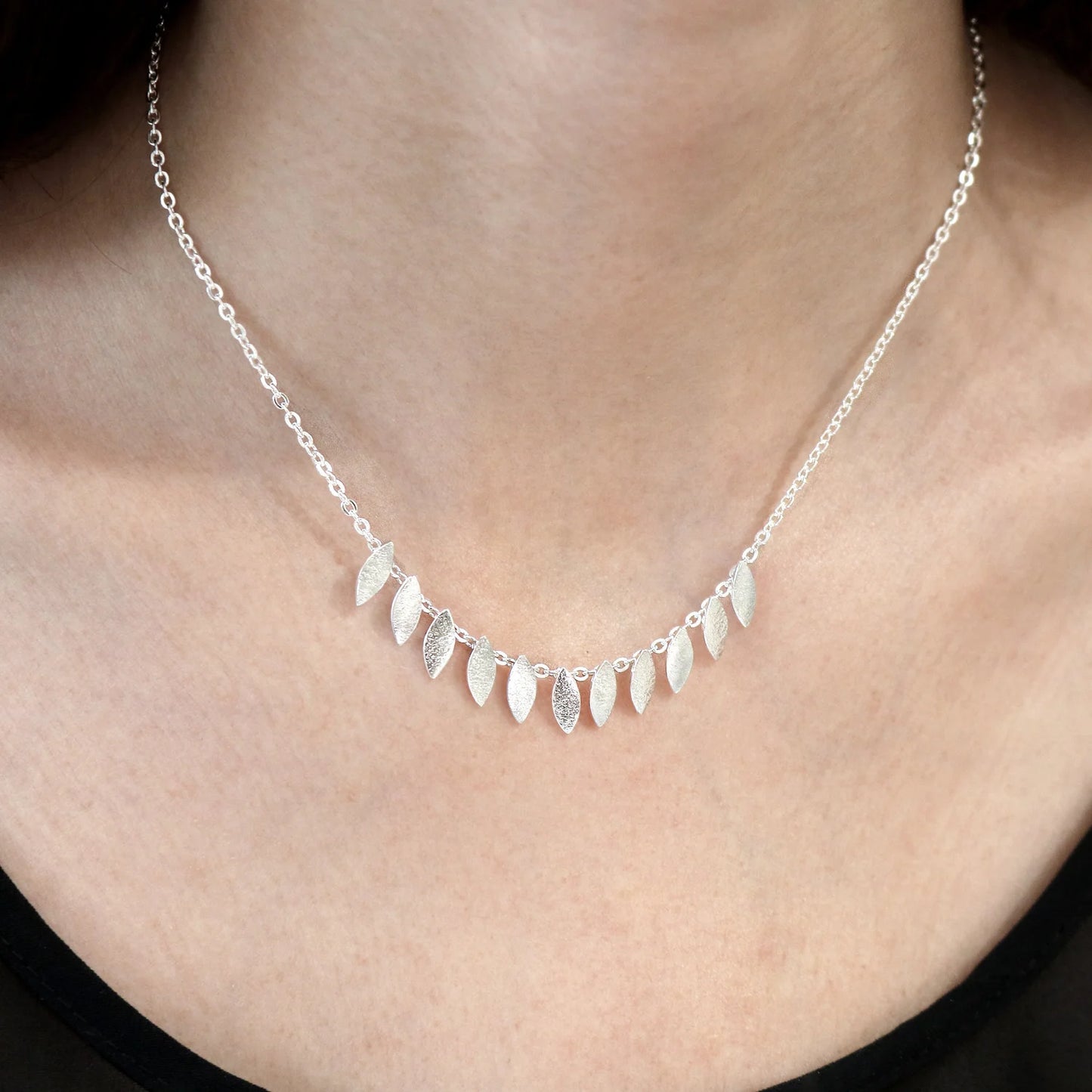 Icarus Short Necklace - Silver