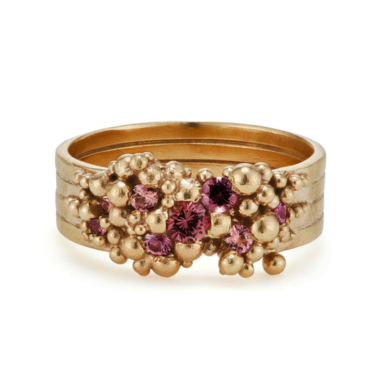 Cognac Whorl Ring