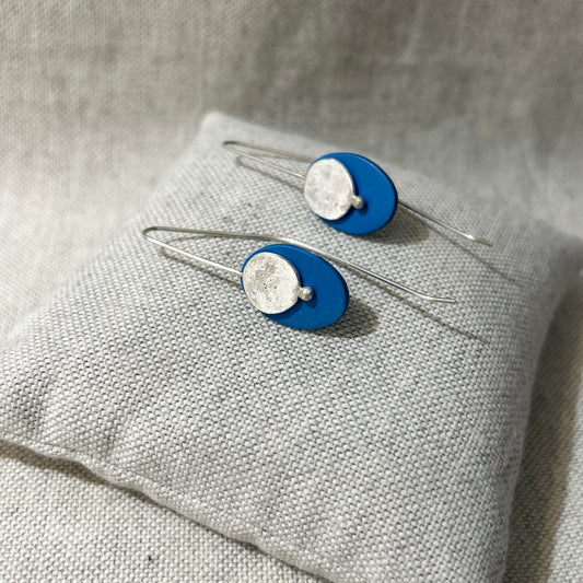 Blue & Silver Earrings