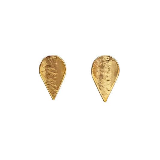Komorebi Leaf Studs - Gold