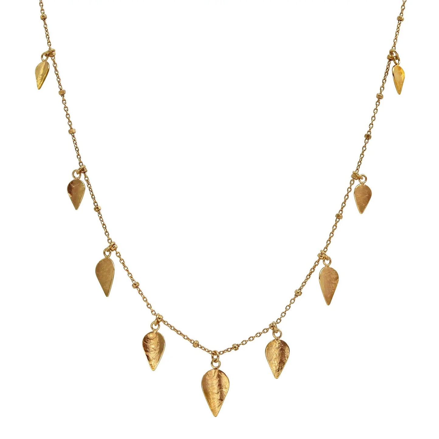 Komorebi Scattered Leaves Necklace - Gold