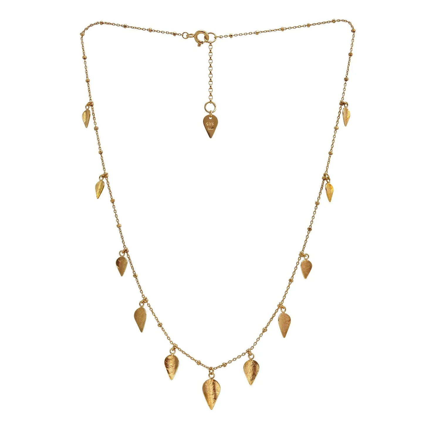 Komorebi Scattered Leaves Necklace - Gold