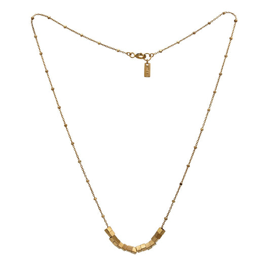Metropolis Cubes Necklace Gold
