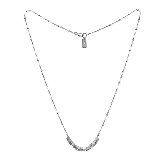 Metropolis Cubes Necklace Silver