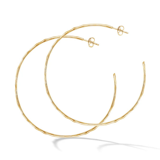 Large Gold Hoop Earrings